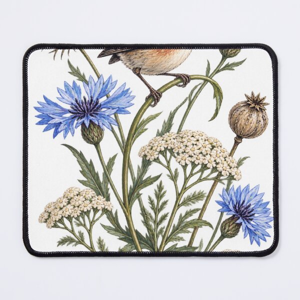 Item preview, Meadow Correspondence Textured Nature Illustration designed and sold by Wonderwoven Studio.