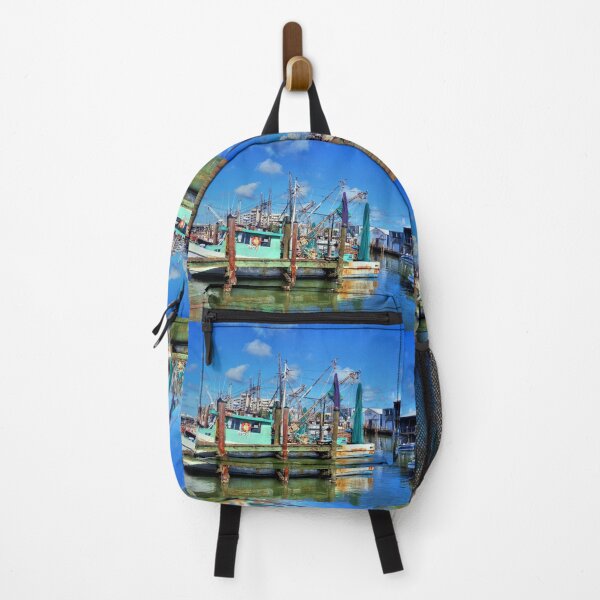 Item preview, Colorful Boats in a Harbor designed and sold by Savannah Gibbs.