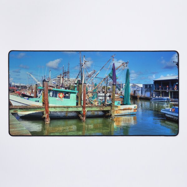 Item preview, Colorful Boats in a Harbor designed and sold by Savannah Gibbs.