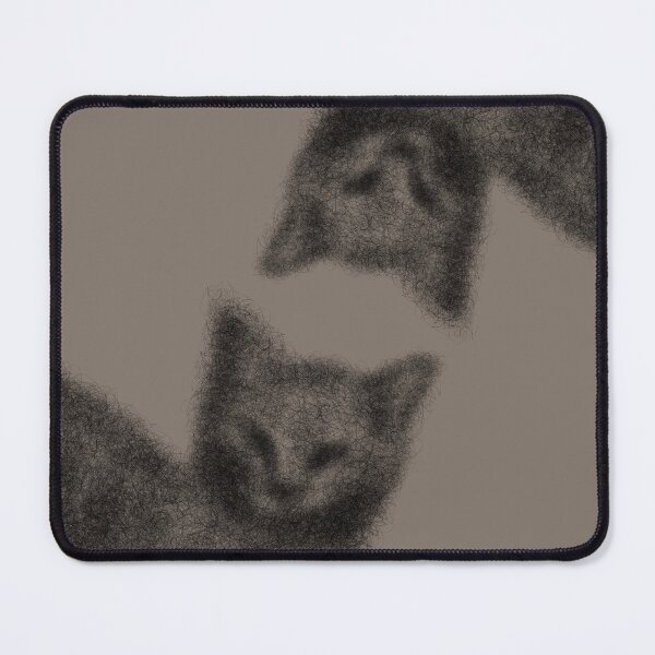Item preview, Fuzzy Shadow Cats Reflection Ar designed and sold by a1-x.