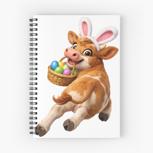 Item preview, Jersey Cow Easter Basket designed and sold by Sillytoe.
