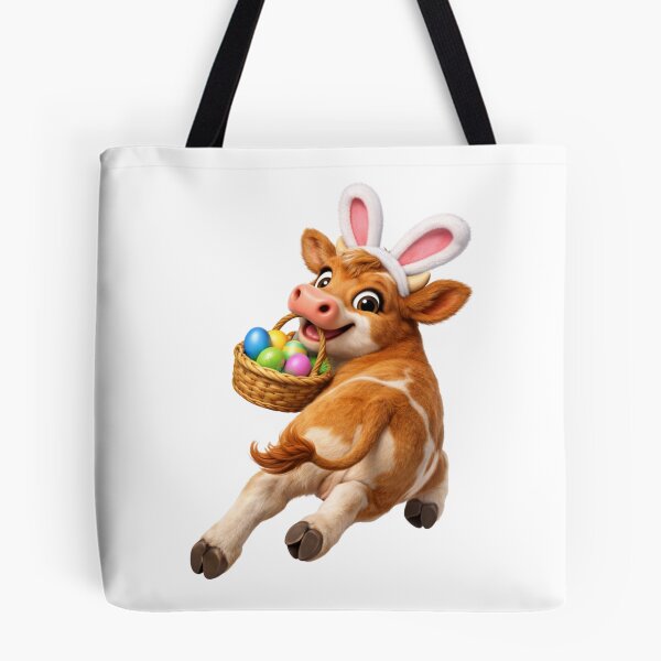 Item preview, Jersey Cow Easter Basket designed and sold by Sillytoe.