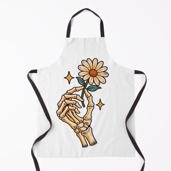 Item preview, Skeleton Hand Holding a Daisy designed and sold by Glottopia.