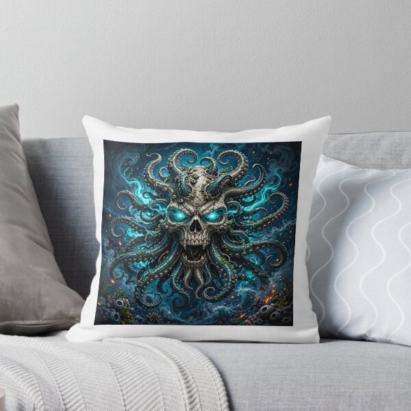 Item preview, Abyssal Kraken Skull — Leviathan of the Deep designed and sold by RunicTide.