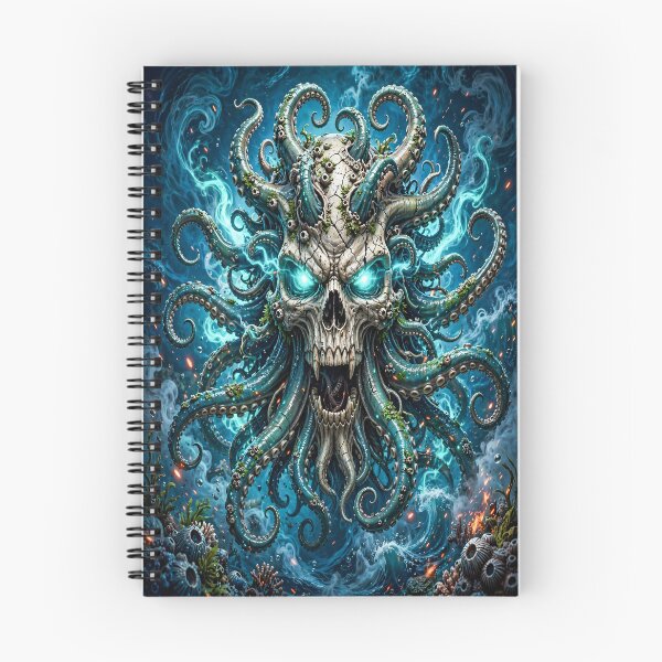 Item preview, Abyssal Kraken Skull — Leviathan of the Deep designed and sold by RunicTide.