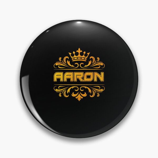 Item preview, Aaron Personalized Funny & Unique Custom Name Design with Crown designed and sold by Watsonarts.