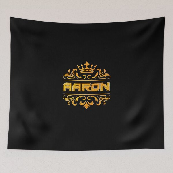 Item preview, Aaron Personalized Funny & Unique Custom Name Design with Crown designed and sold by Watsonarts.