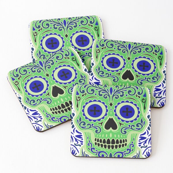 Item preview, Catrina Colorful Sugar Skull Illustration designed and sold by  Ojo de Lilith.