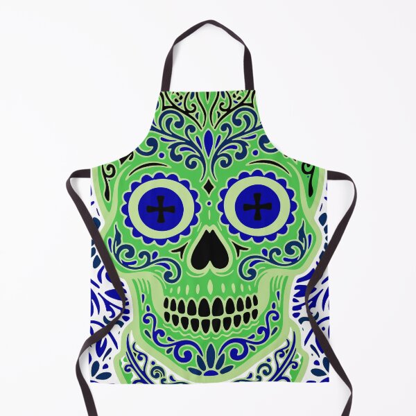 Item preview, Catrina Colorful Sugar Skull Illustration designed and sold by Ojo de Lilith.