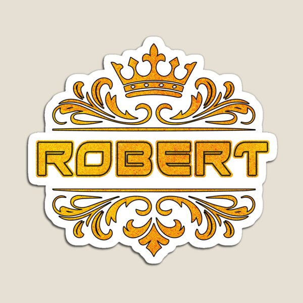 Item preview, Robert Personalized Funny & Unique Custom Name Design with Crown designed and sold by Watsonarts.