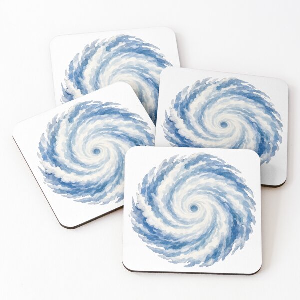 Item preview,  Blue Watercolor Ocean Whirlpool designed and sold by STOXT.