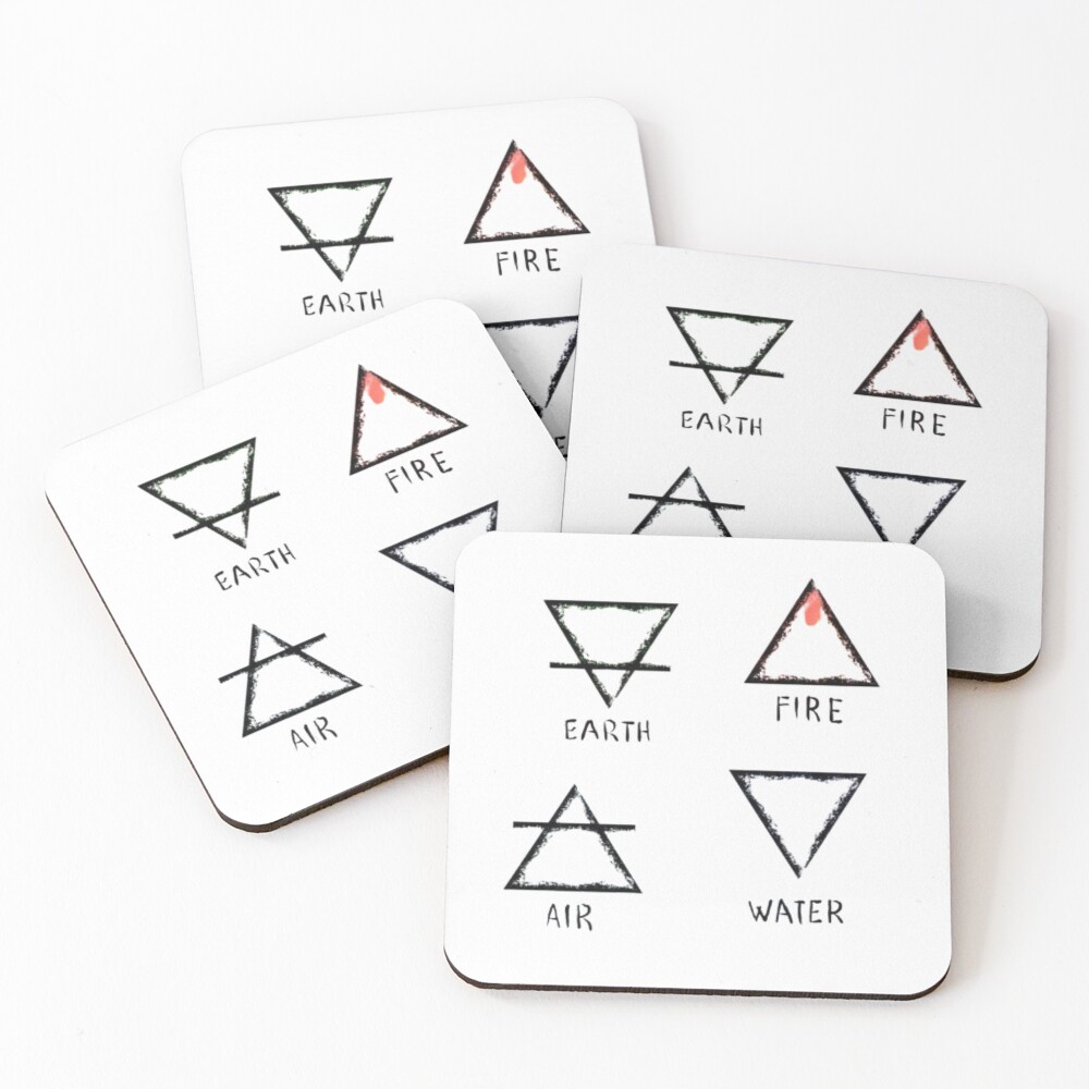 Item preview, Coasters (Set of 4) designed and sold by Ink8instinct.