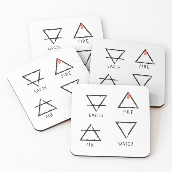 Item preview, the four elements  designed and sold by Ink8instinct.