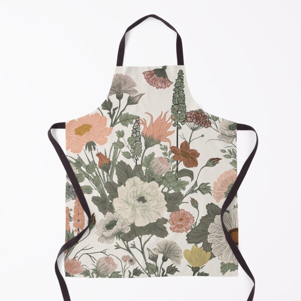 Item preview, Vintage Neutral Floral Garden designed and sold by yara.lahdo.