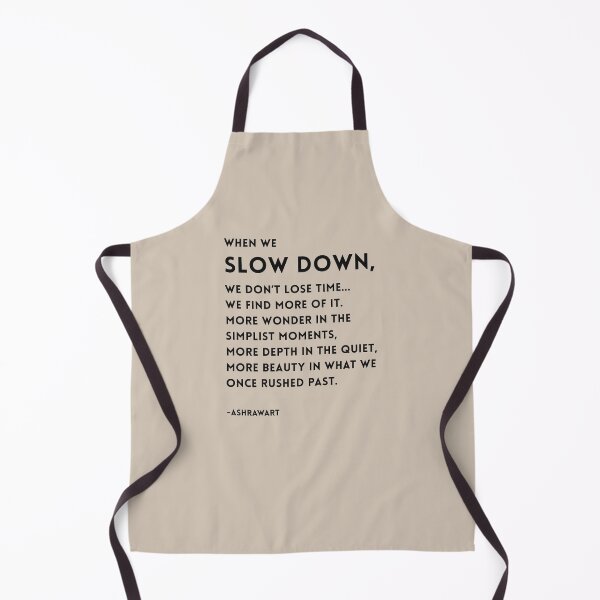 Item preview, When We Slow Down, We Find More | Minimalist Quote - Soul-stirring light infused minimalist design by AshRawArt designed and sold by ashrawArt Designer Boutique Art.