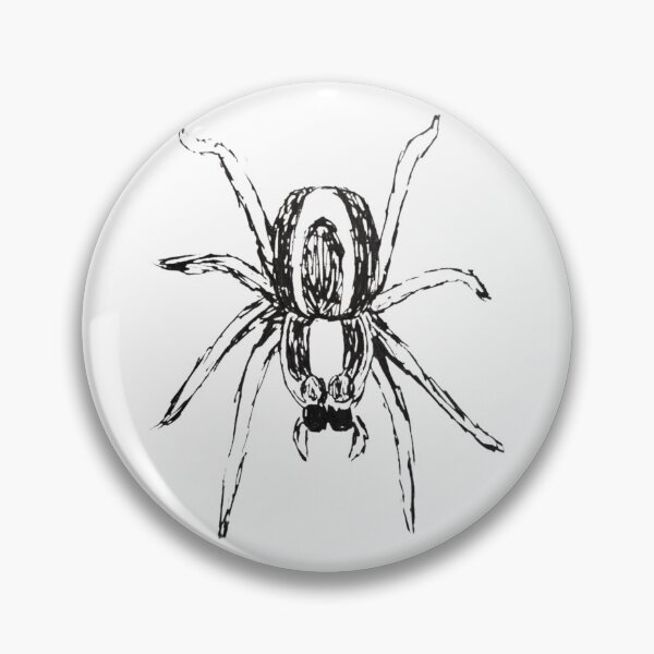 Item preview, Wolf Spider Hunter Ink Art Drawing designed and sold by sarrwils.