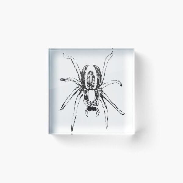 Item preview, Wolf Spider Hunter Ink Art Drawing designed and sold by sarrwils.
