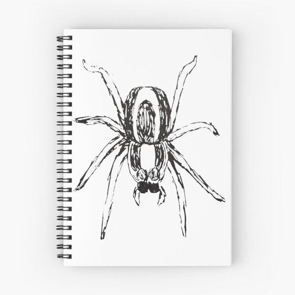Item preview, Wolf Spider Hunter Ink Art Drawing designed and sold by sarrwils.