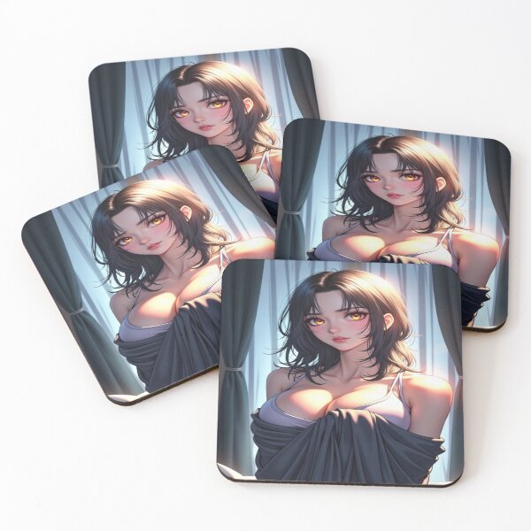 Item preview, Bedroom Cover | Busty Girl Portrait designed and sold by KasaHunterHarem.