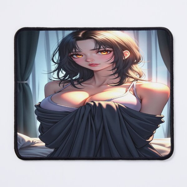 Item preview, Bedroom Cover | Busty Girl Portrait designed and sold by KasaHunterHarem.