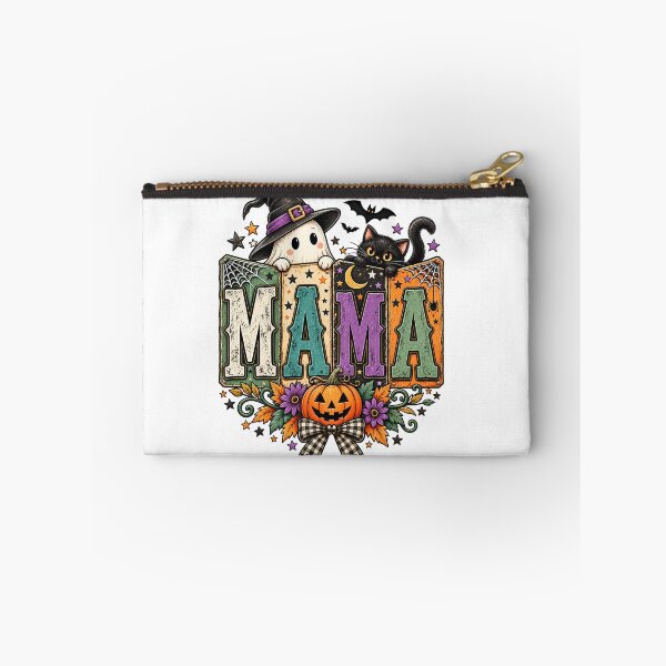 Item preview, Mama Halloween Witch Ghost Cat Pumpkin Fall Spooky Vintage Design designed and sold by xghambo.