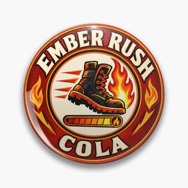 Item preview, Ember Rush Cola – Original Fire Sprint Zombie Perk designed and sold by NextLevelThread.