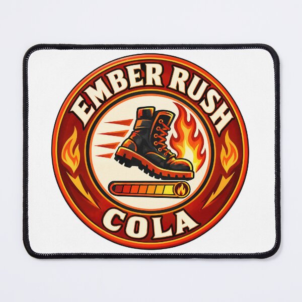 Item preview, Ember Rush Cola – Original Fire Sprint Zombie Perk designed and sold by NextLevelThread.