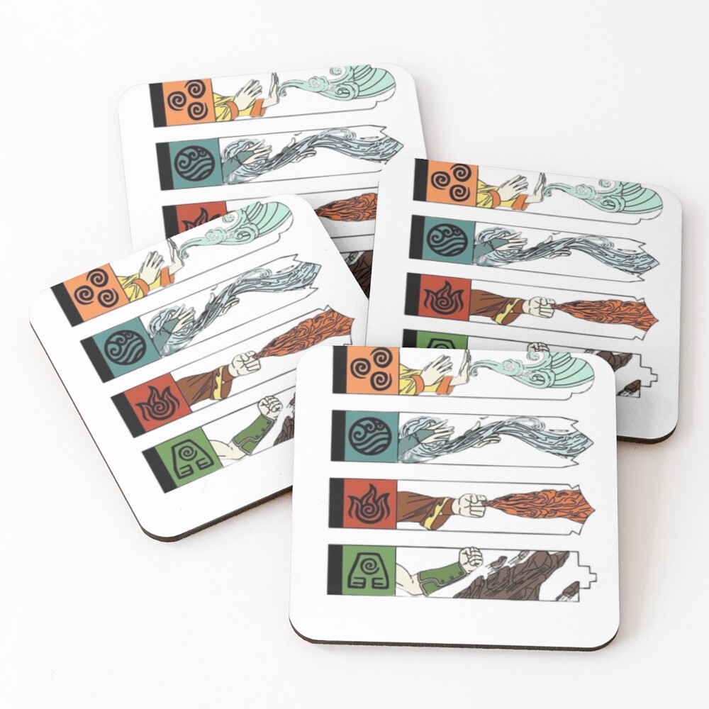 Item preview, Coasters (Set of 4) designed and sold by Ink8instinct.