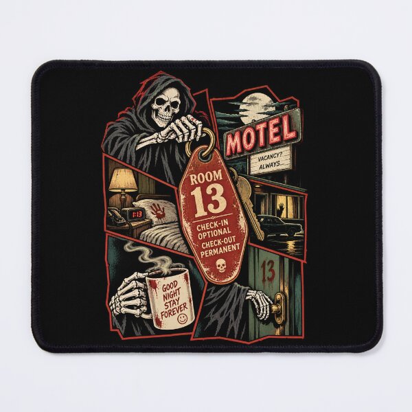 Item preview, Haunted Motel - Room 13 Vintage Horror designed and sold by SidTastic .