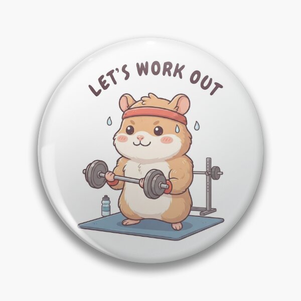 Item preview, Chibi Hamster Workout designed and sold by cobano.