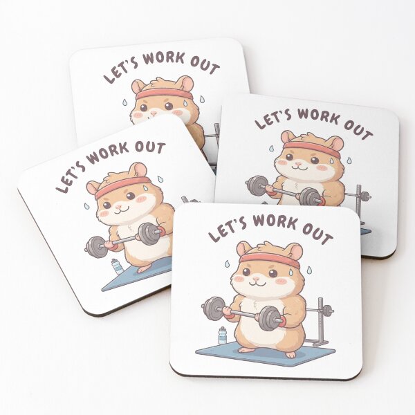 Item preview, Chibi Hamster Workout designed and sold by cobano.