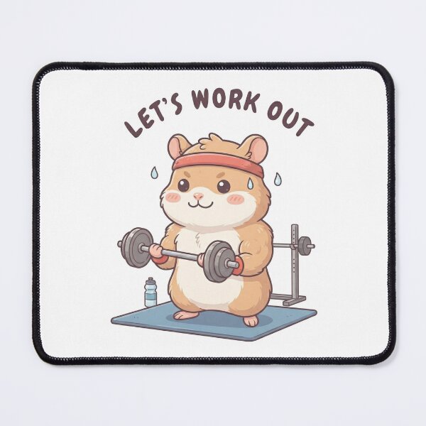 Item preview, Chibi Hamster Workout designed and sold by cobano.