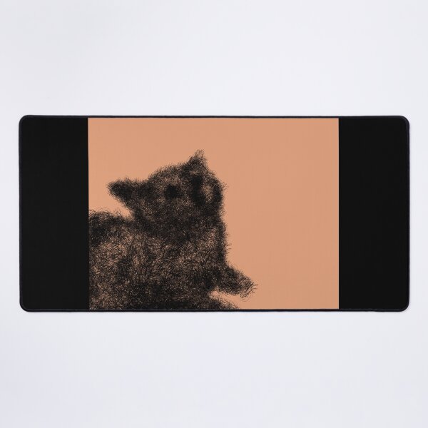 Item preview, Fuzzy Black Cat Scribble Art designed and sold by a1-x.