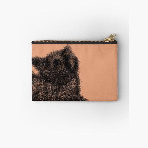Item preview, Fuzzy Black Cat Scribble Art⁠ designed and sold by a1-x.