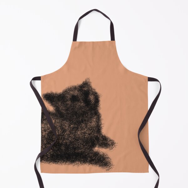 Item preview, Fuzzy Black Cat Scribble Art⁠ designed and sold by a1-x.
