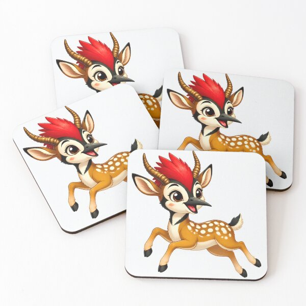Item preview, Cute Woodpecker Antelope Cute Magical Animal designed and sold by Mementoo.
