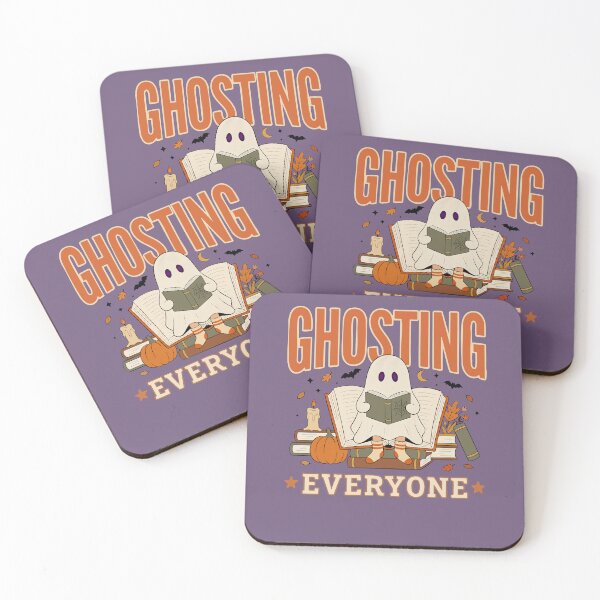Item preview, Ghosted Everyone Spooky Halloween Reader Book Lover Humor designed and sold by FreshVibe Prints.