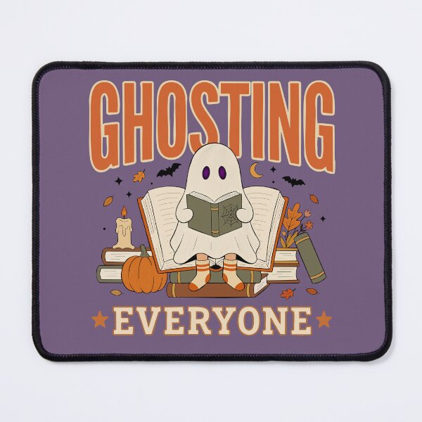 Item preview, Ghosted Everyone Spooky Halloween Reader Book Lover Humor designed and sold by FreshVibe Prints.
