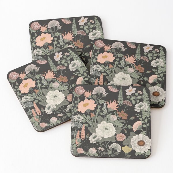 Aperçu de l'œuvre Jardin floral vintage sombre créée et vendue par yara.lahdo.