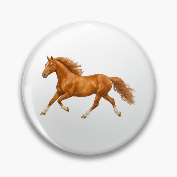 Item preview, Galloping Chestnut Horse Watercolor designed and sold by STOXT.