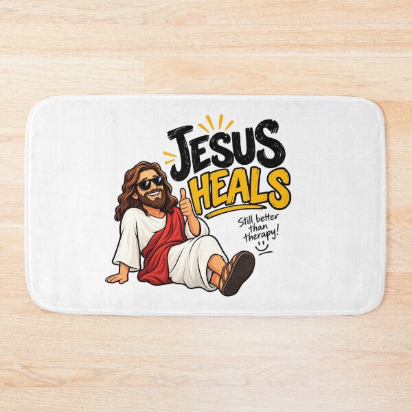 Item preview, Jesus Heals Funny Christian Faith Humor Sunglasses Jesus designed and sold by Obinne.