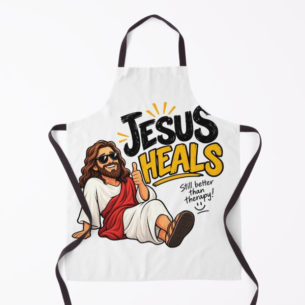 Item preview, Jesus Heals Funny Christian Faith Humor Sunglasses Jesus designed and sold by Obinne.