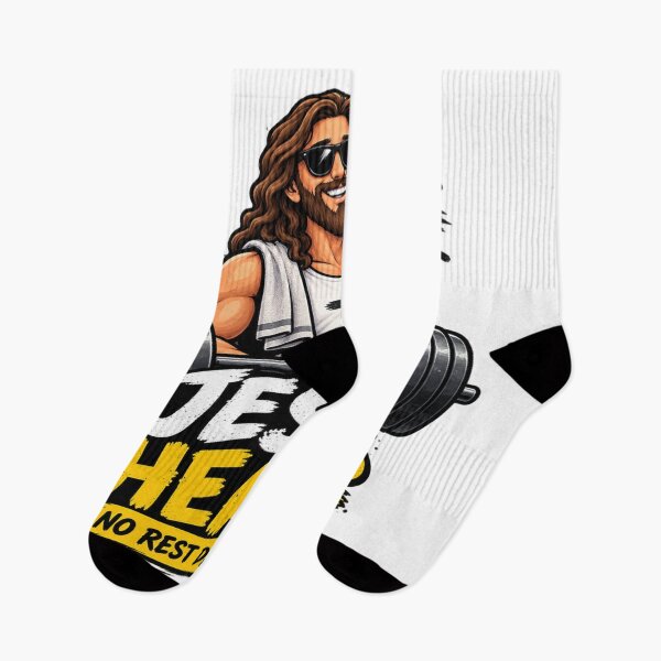 Item preview, Jesus Heals Funny Christian Faith Humor weight lifting  designed and sold by Obinne.