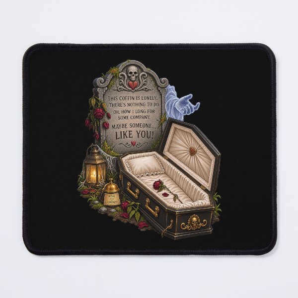 Item preview, ⚡HAUNTED TOMBSTONE COLLECTION - Lonely Coffin - dark version designed and sold by WheelieGdArt.