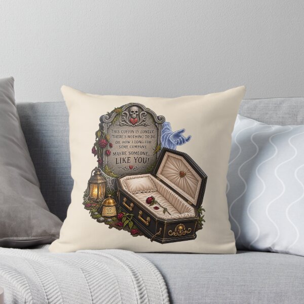 Item preview, ⚡HAUNTED TOMBSTONE COLLECTION - Lonely Coffin designed and sold by WheelieGdArt.