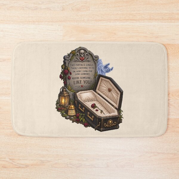 Item preview, ⚡HAUNTED TOMBSTONE COLLECTION - Lonely Coffin designed and sold by WheelieGdArt.