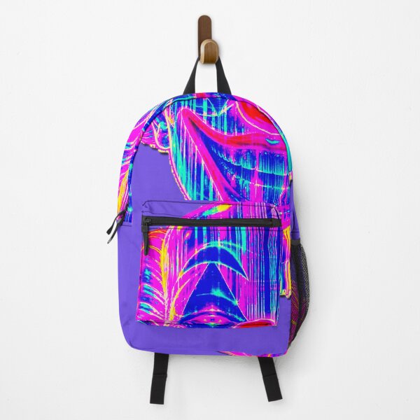 Item preview, Vaporwave Glitch Clown - Neon Weirdcore Jester designed and sold by A E S T H E T A T A G.