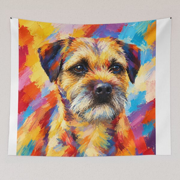 Item preview, Border Terrier Digital Painting 1 designed and sold by shrolts.