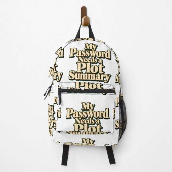 Item preview, Password Plot Summary Funny Bookish Typography designed and sold by Bikivuno.