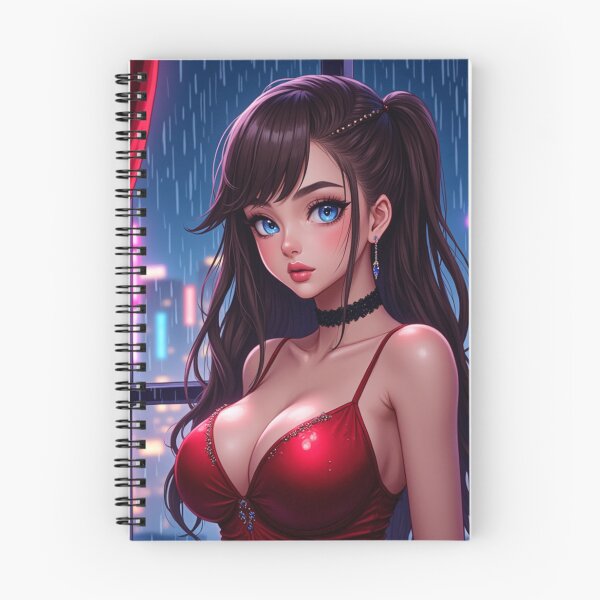 Item preview, Cityscape Synneva | Busty Girl Anime Portrait designed and sold by KasaHunterHarem.